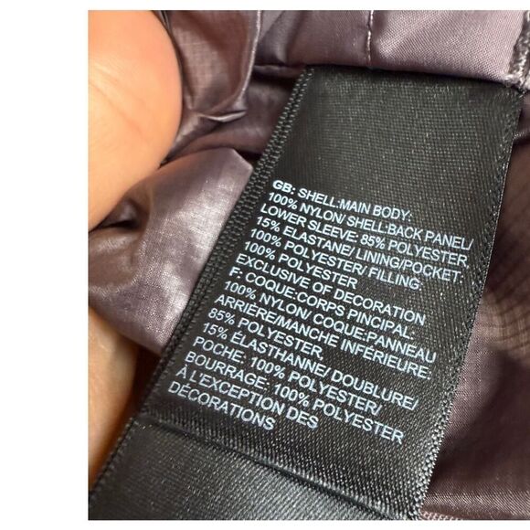 The North Face Winter Warm Jacket in Graphite Purple NWT Women's Sz. M - Picture 6 of 8